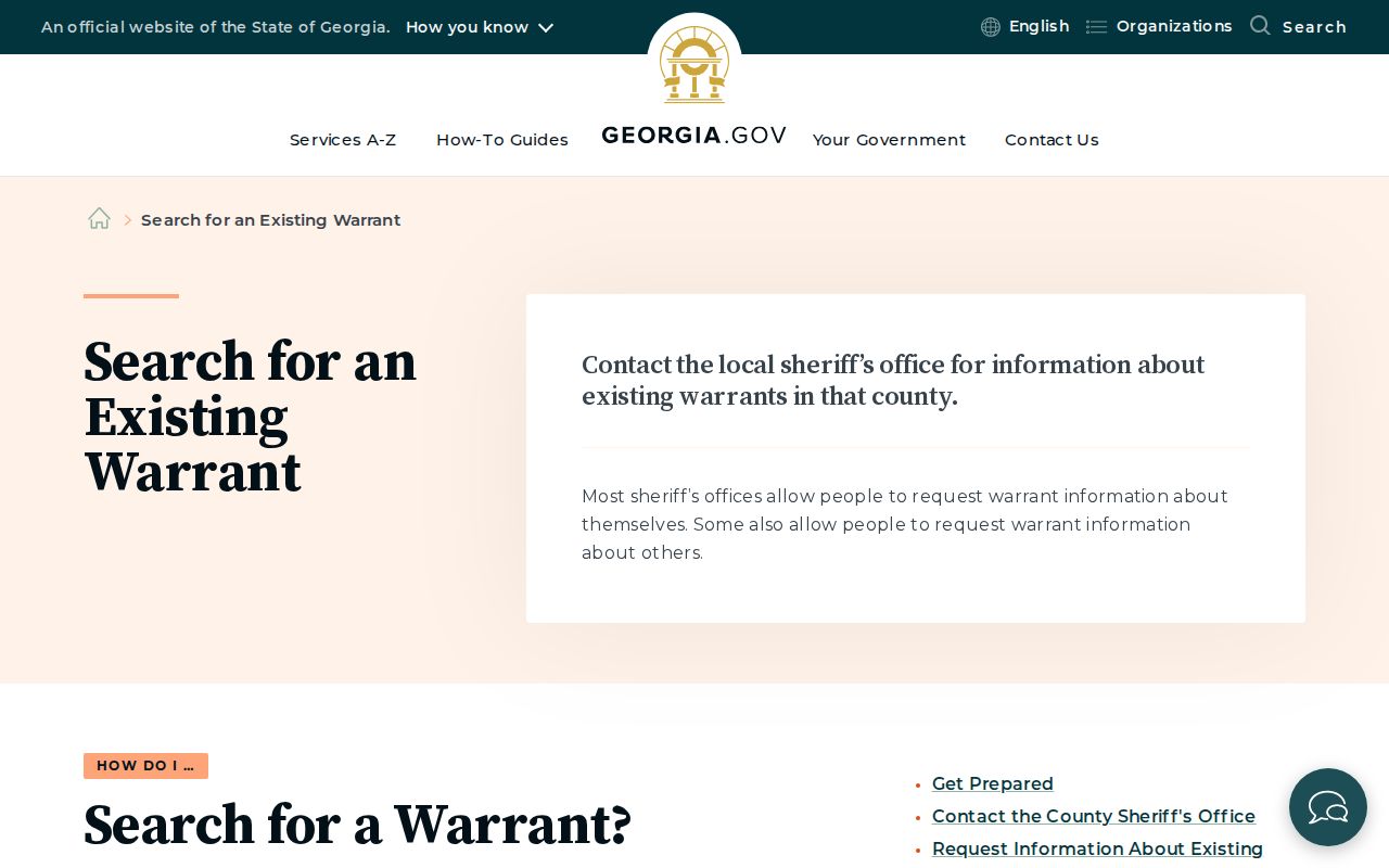 Greene County arrest warrant state fallback instructions