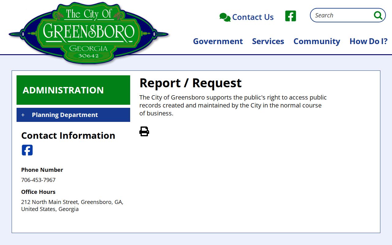 Greensboro warrant records city report request route